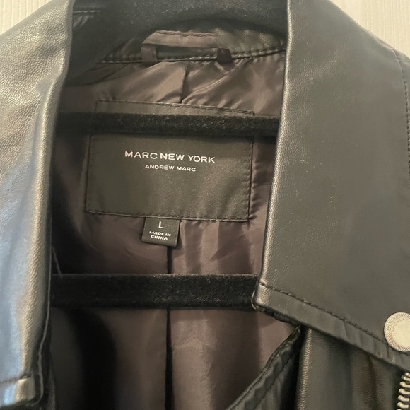 Marc New York leather jacket size L - Picture 2 of 3